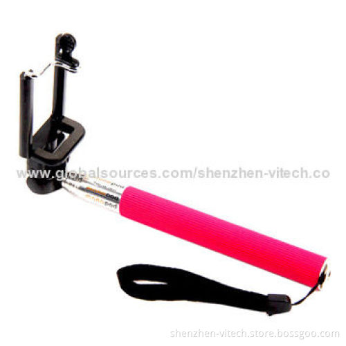 2014 New Design Wholesale Factory Supply Mobile Phone Monopod for GoPro 200mm Folded Length